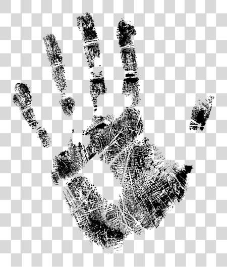 Download White Handprint PNG file