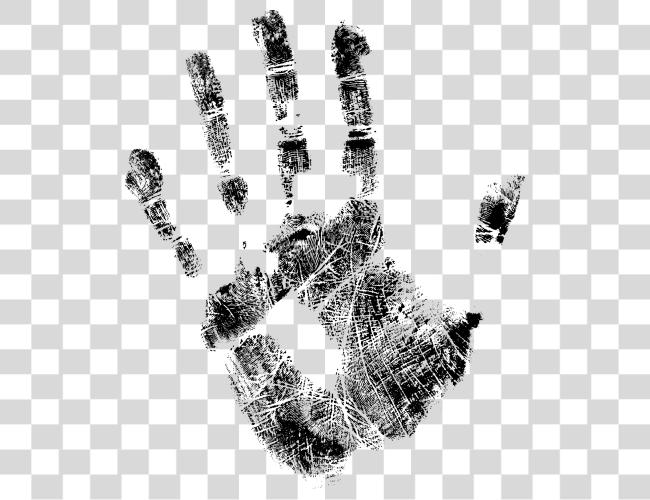 Download White Handprint Clip Art