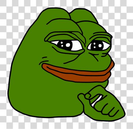 下载 Pepe 这那 Frog Smirk Pepe PNG file