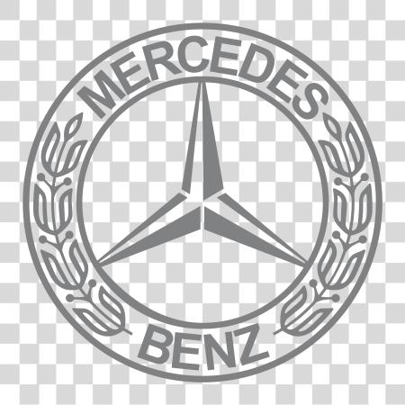 下载 Mercedes 奔驰 Logo 复古 Mercedes 奔驰 Logo PNG file