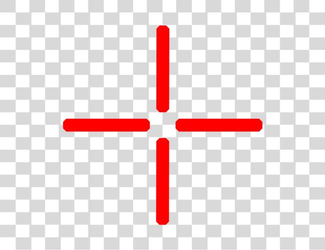 Download Reticle Computer Icons Encapsulated Postscript Computer Crosshair Red Clip Art