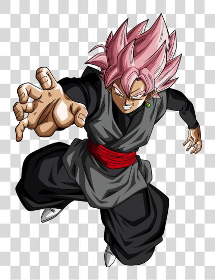 Download Goku Black Rose Super Saiyan Black Goku PNG file