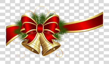 Download Christmas No Christmas Bow With Bells PNG file