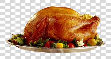 Download Roasted Turkey Turkey Dinner PNG file