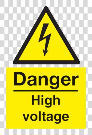 Download Danger Electric Shock Risk Sign Warning Sign In Workplace PNG file