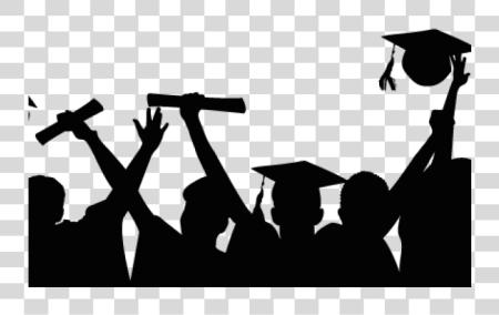 Download Graduation Silhouette Graduation Silhouette PNG file