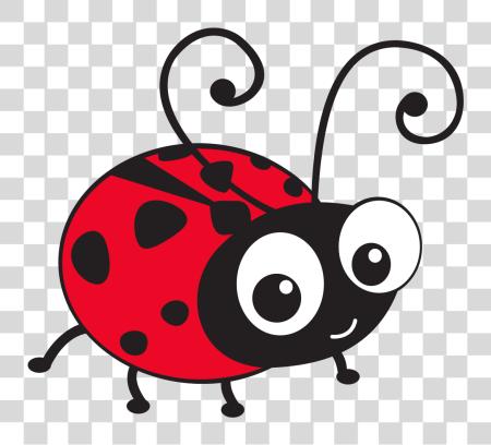 下载 Ladybug 卡通 Cute Ladybug PNG file