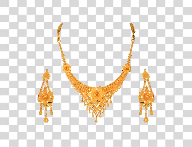 Download Indian oro Jewellery Necklace Sets oro Necklace conjunto Clip arte