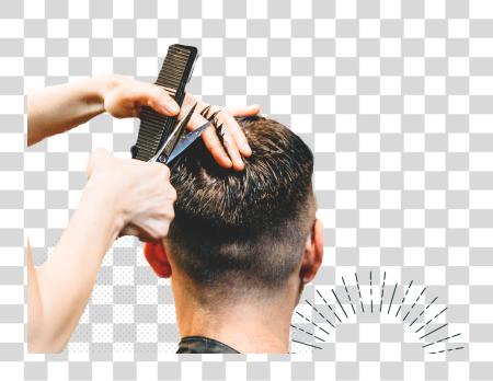 下载 Mens Womens Haircuts In Barber PNG file