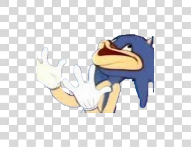 Download Sanic Sticker sónico Meme Clip arte