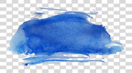 Download Painting Sketch Blue Brush Dark Blue Watercolor PNG file