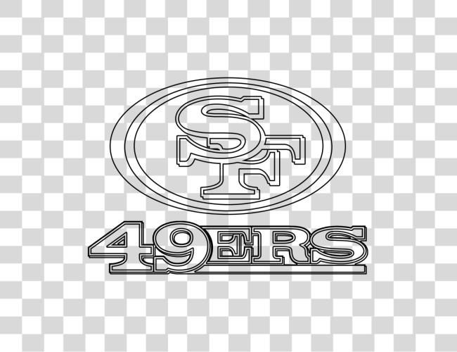 تحميل دبوس 49ers شعار San Francisco 49ers شعار مقطوعة فن