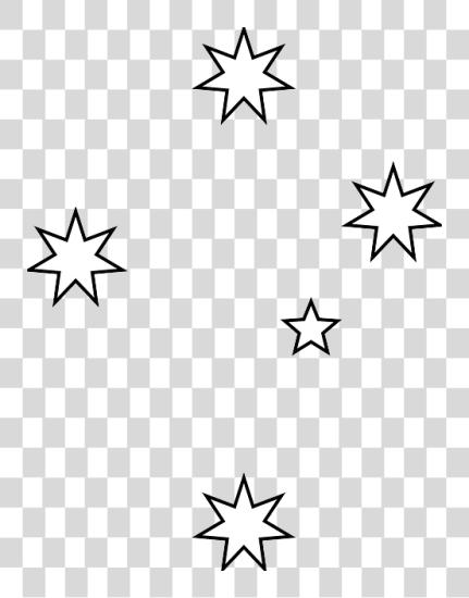 Download Southern Cross Stars PNG file