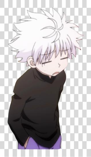 Download Killua Hunter x Hunter Punk Rock Assassin Punk caricatura PNG file