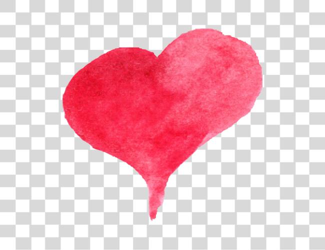 Download Water Color Heart Clip Art