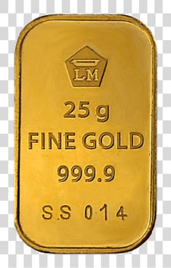 Download Gold Bar 25 Grams Logam Mulia Logammulia PNG file