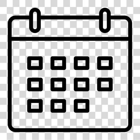 Download Calendar Icon Calendar Line Icon PNG file