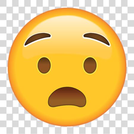 Download When Youre Worried And Shocked The Raised Brows And Surprised Emoji Faces PNG file