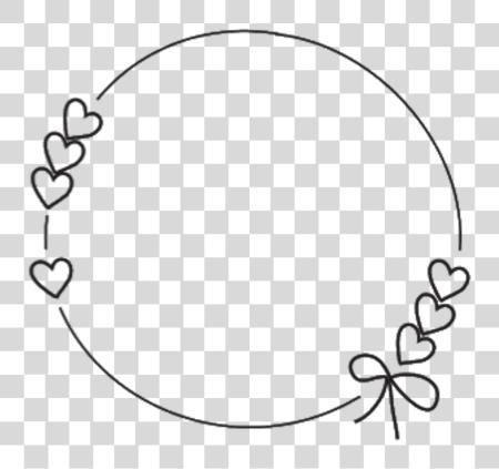 تحميل Border Frame Wreath Circle مستدير Doodle Freetoedit Bts بي ان جي ملف