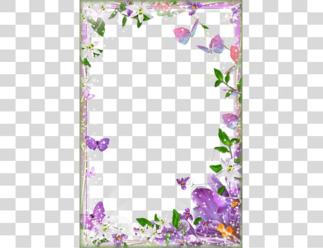 Download Page Border Designs Flowers Flower Page Border Design Clip Art