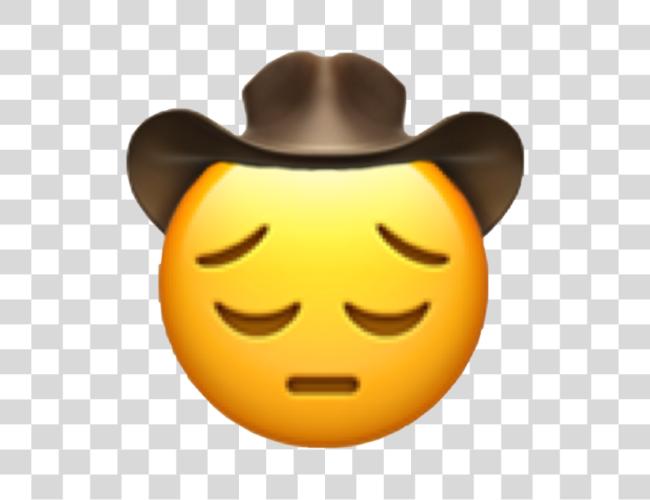 Download Cowboy Emoji Yee Haw Clip Art