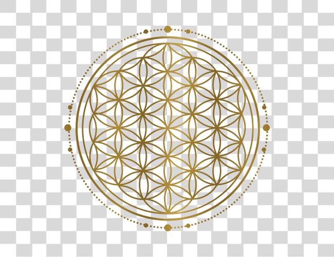 Download Sacred Geometry Perfect Flower Of Life Clip Art