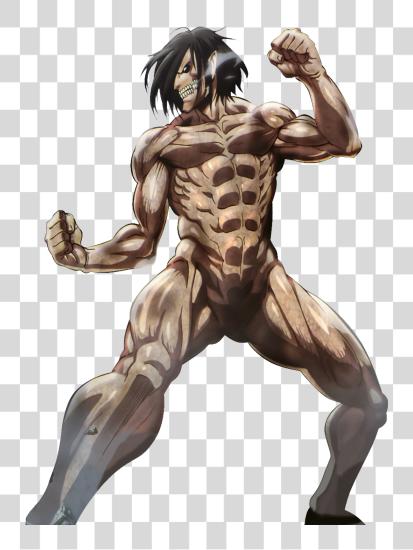 Download Titan Attack en Titan arte Shingeki No Kyojin Attack Attack en Titan Eren Titan Full cuerpo PNG file