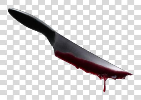 Download Knife With Dripping Blood PNG file