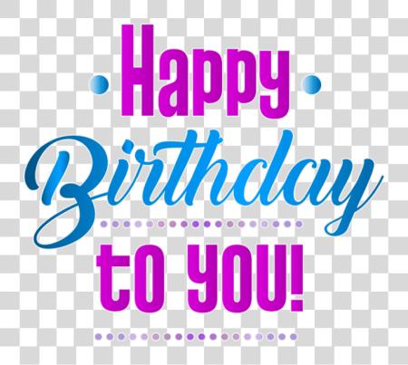 Download Happy Birthday Graphic Design PNG file