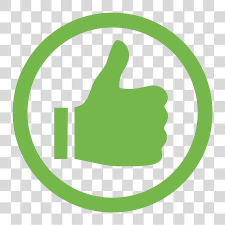 Download Green Thumbs Up Good PNG file