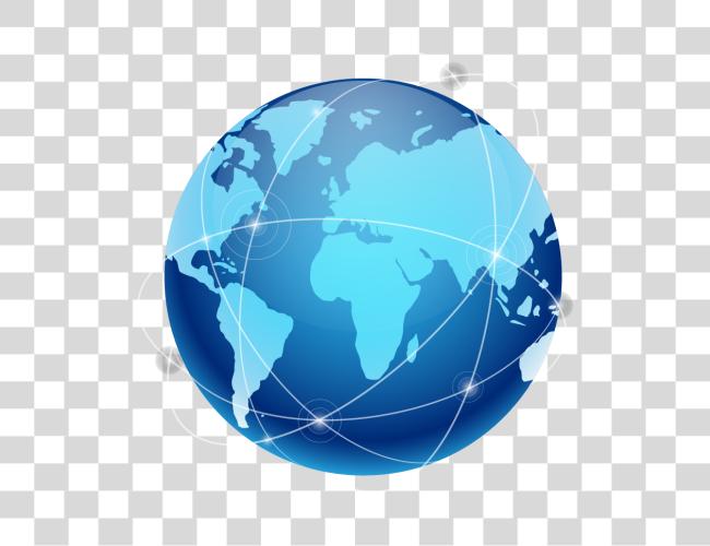 Download Digital Globe Technology Globe Clip Art