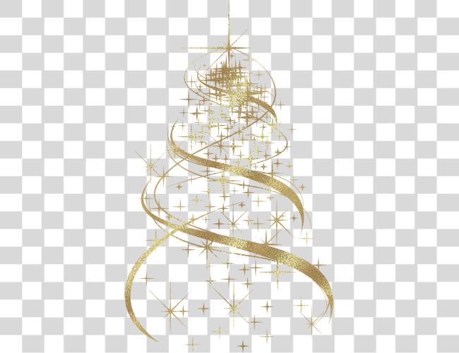 Download Christmas Tree Christmas Decorations Gold Clip Art