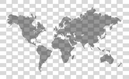 Download Flat mundo mapa PNG file