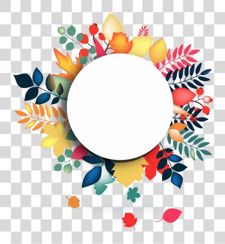 Download Circle acuarela acuarela flor marco PNG file