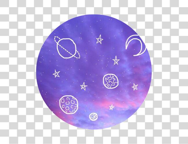 Download Purple Aesthetic Galaxy Clip Art