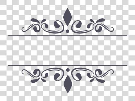 下载 Ornament Border 矢量 書法 Border 矢量 PNG file