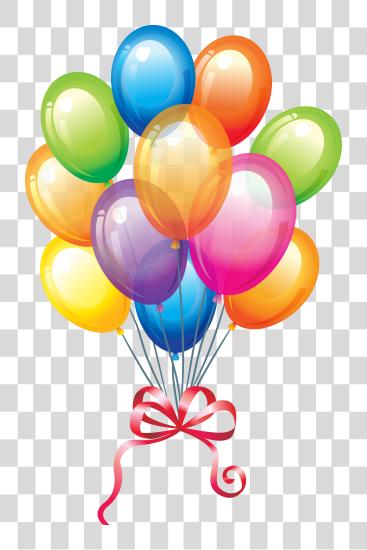 Download Globos cumpleaños pastel globos PNG file