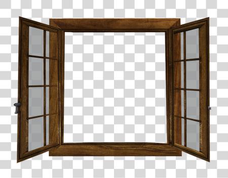 Download Window Open Window Glass Outlook Image Editing Open Wood Window PNG file