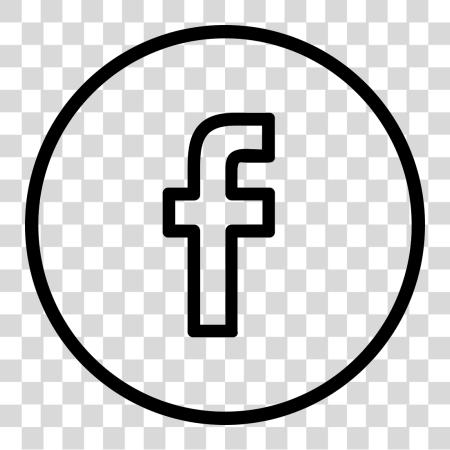 تحميل ملف Svg أبيض Circle Facebook أيقونة بي ان جي ملف