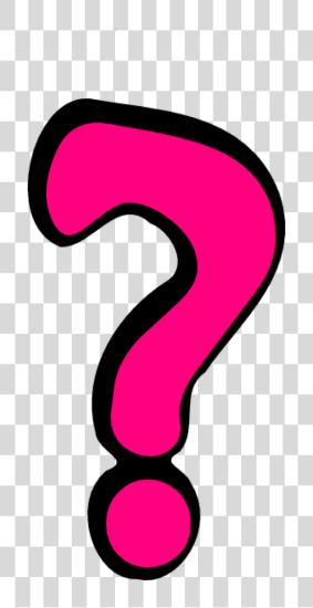 Download Question Marks Question marca Pink PNG file