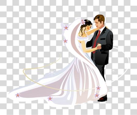 Download Freeuse Library Christian Marriage Bride And Groom Vector PNG file