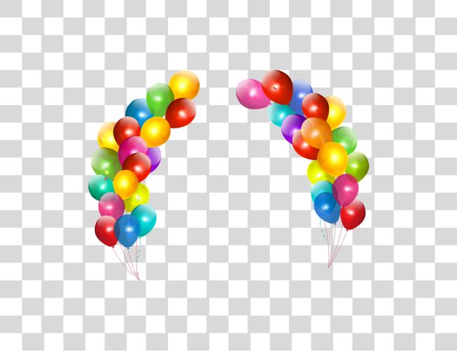 Download colorido globos Image fondo Arts para feliz cumpleaños globo Clip arte