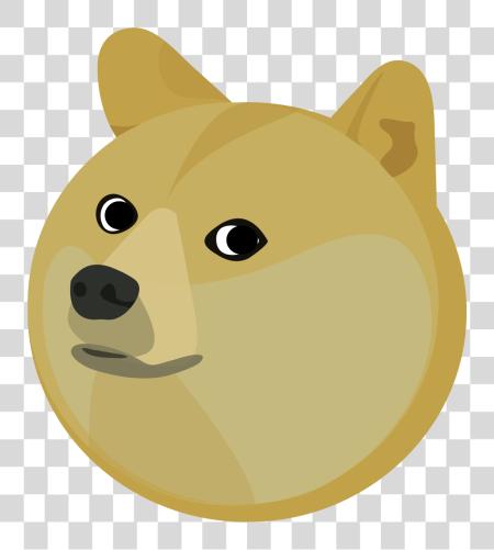 تحميل Doge رأس بي ان جي ملف