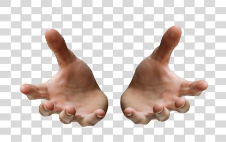 Download Open Hands Welcoming Gesture and Outstretched Palms PNG file