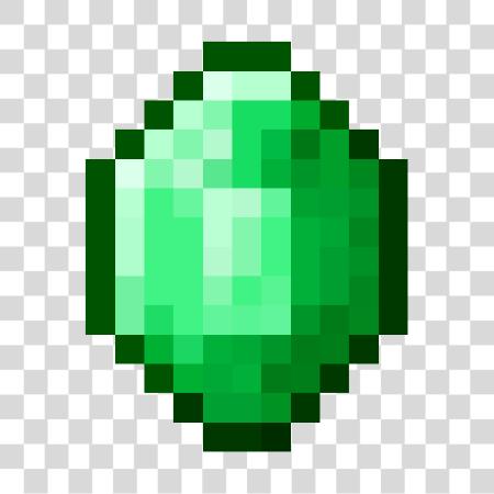 下载 Minecraft Emerald PNG file