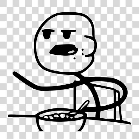 Download Cereal Guy Meme PNG file