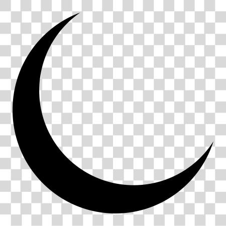 Download Crescent luna PNG file