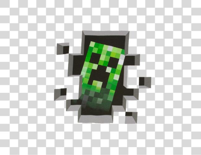 下载 Minecraft Creeper Clip 艺术