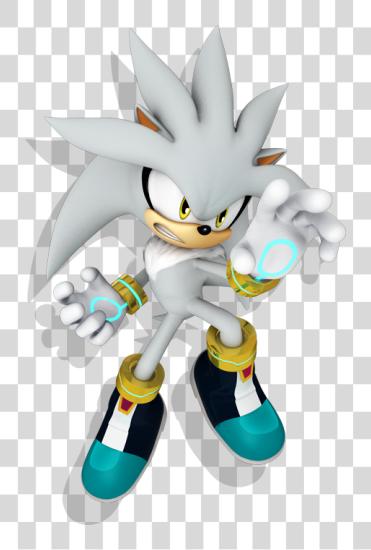 Download Sonic The Hedgehog Silver Hedgehog Video Game Hero PNG file