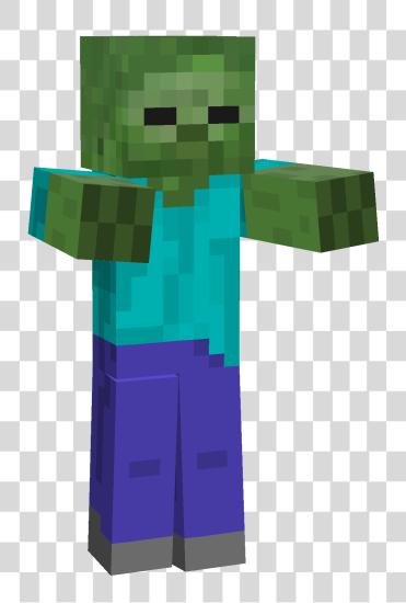 下载 Minecraft Zombie PNG file